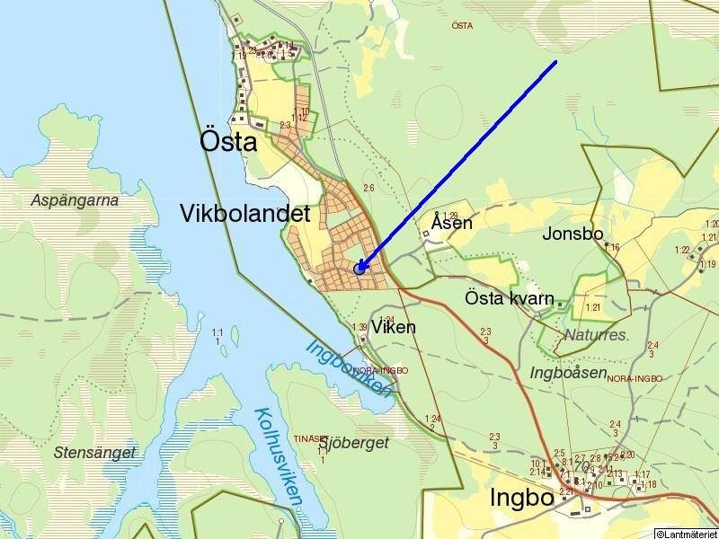 Lågupplöst Fastighetskarta