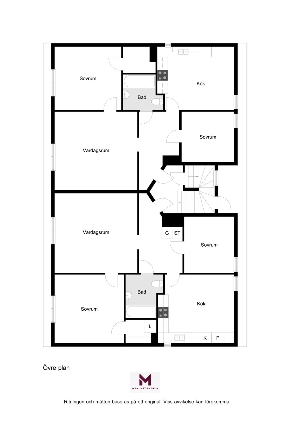 Planskiss Övre Plan
