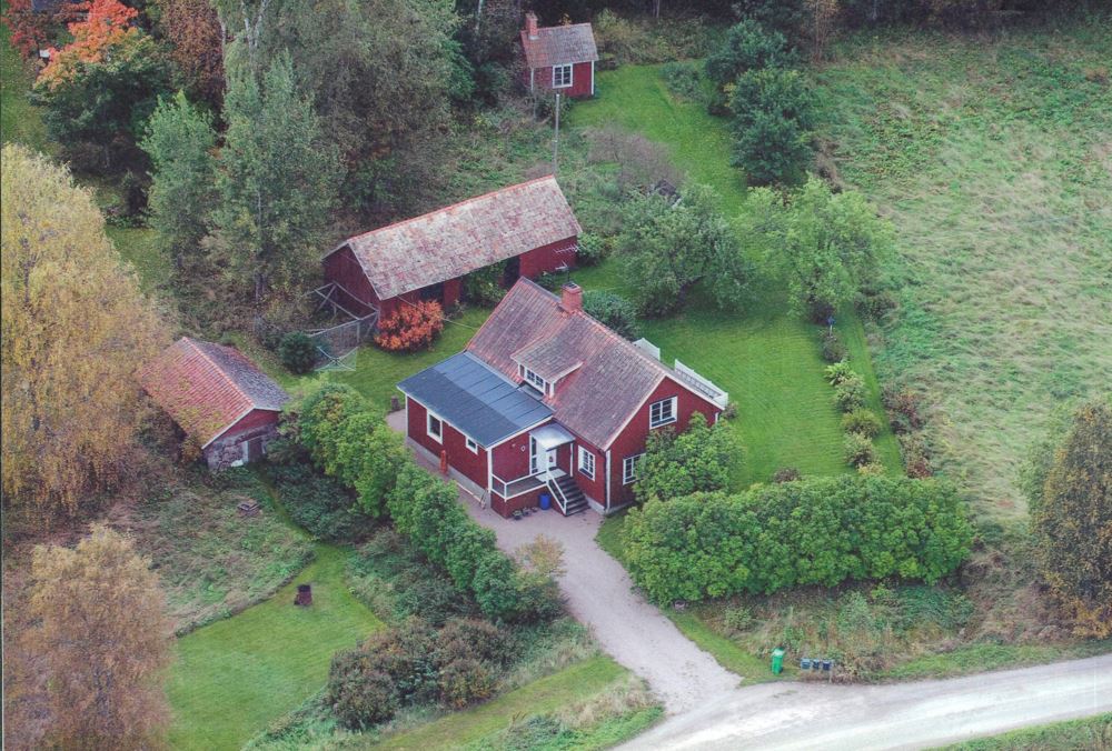 Gammal flygbild, säljarens privata bild