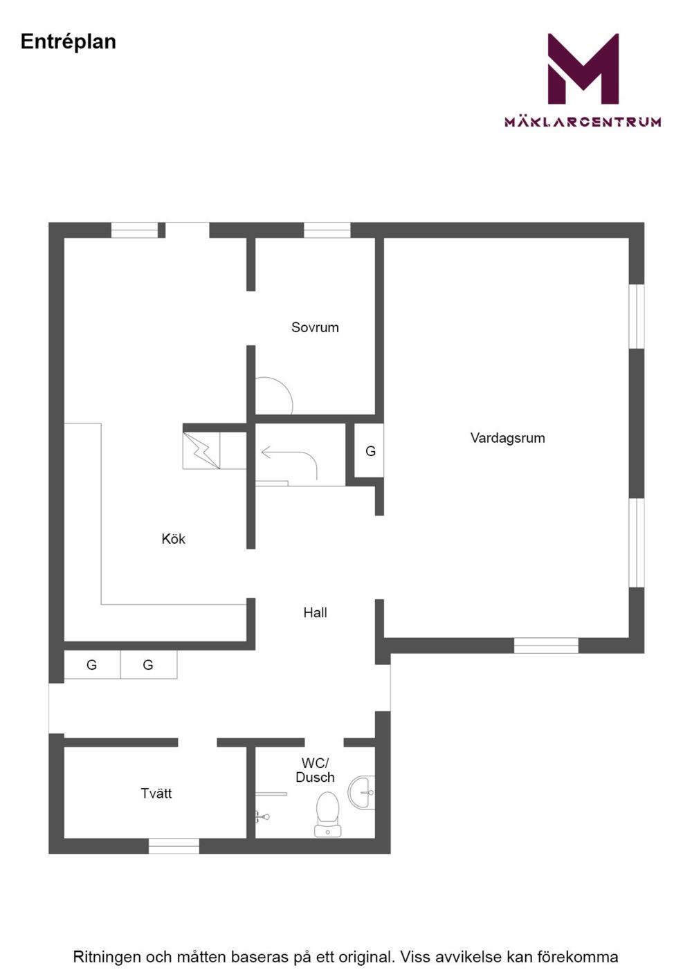 Planritning för Marbäck 107